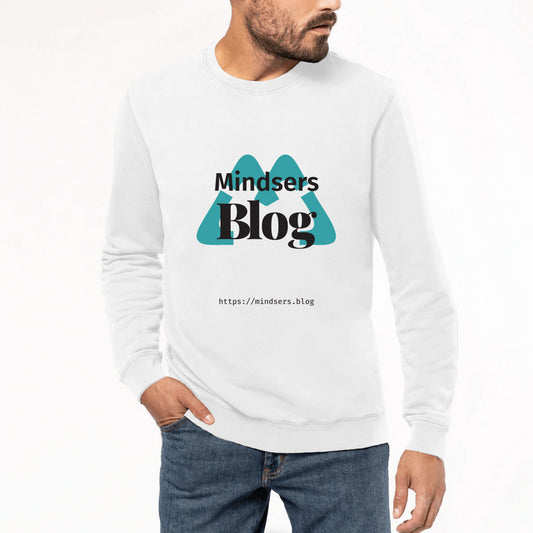 MBLOG Blue – sweat-shirt, unisexe, bio